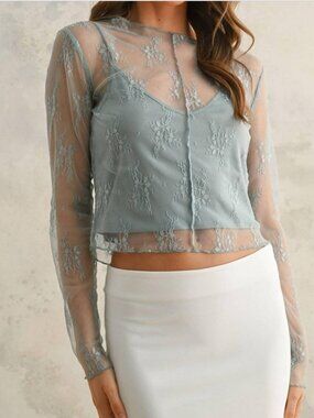 Long Sleeve Lace Top